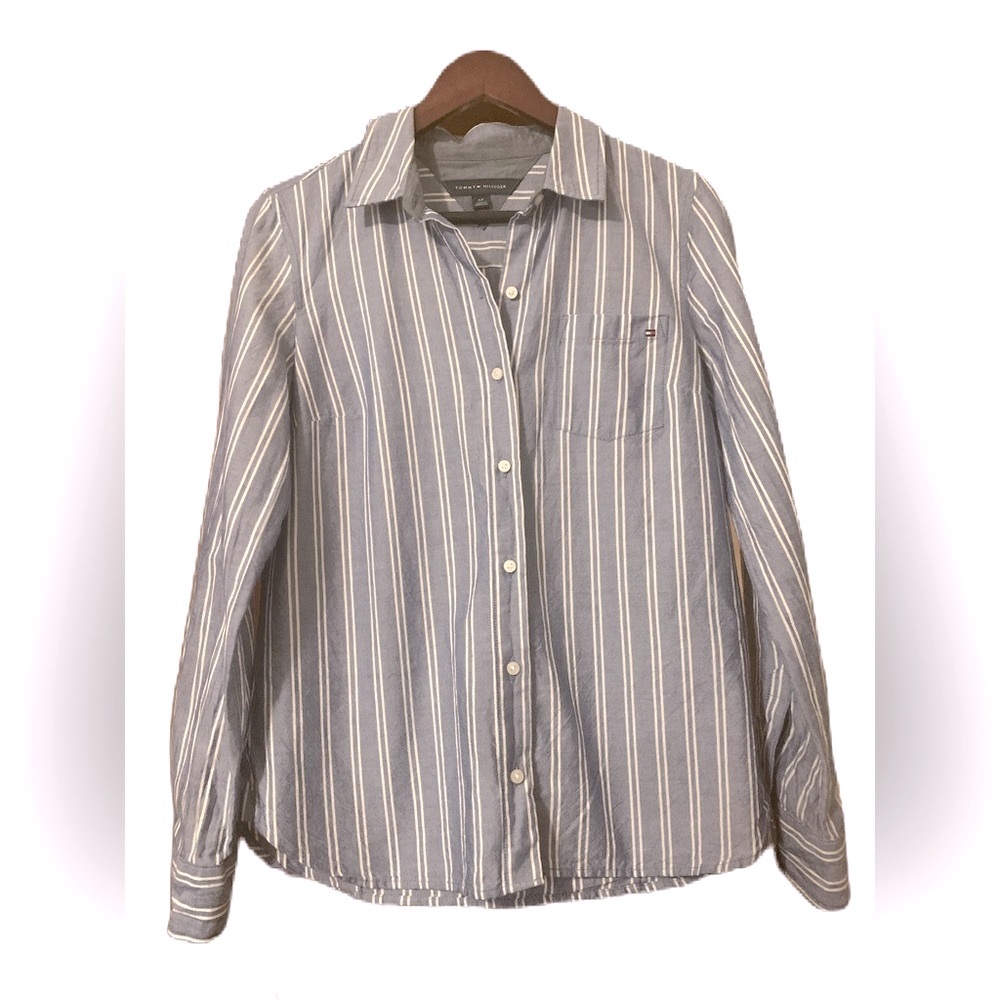 Tommy Hilfiger Cotton Pinstripe Button-Down Shirt